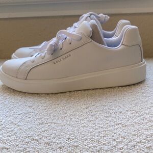 Cole Haan White Minimalist Sneakers